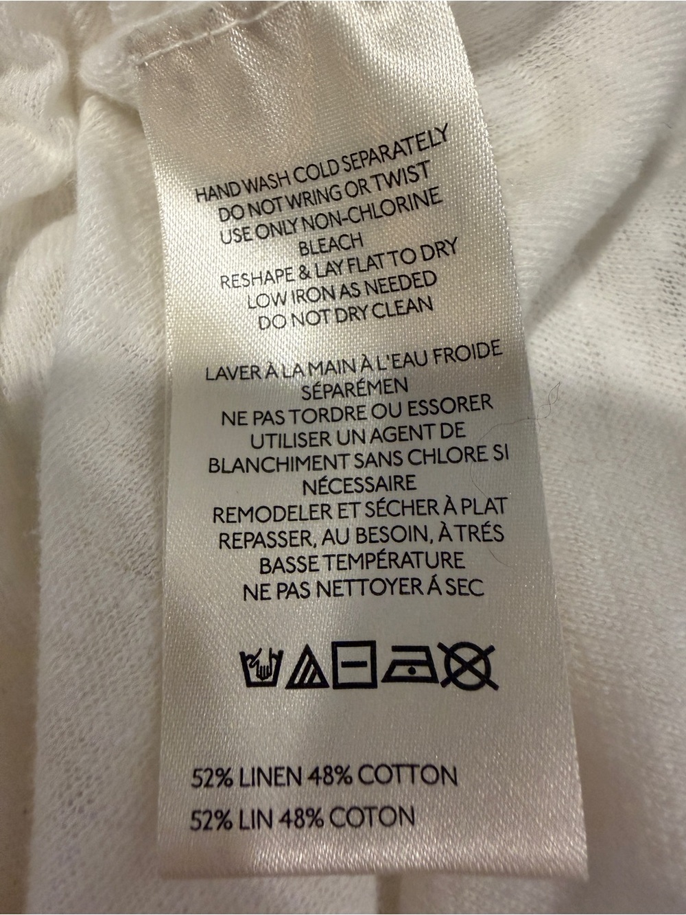 Free People We The Free Unconditional Tank Top White Linen Blend Small - Picture 8 of 8